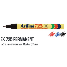 Artline EK 725 Extra Fine Permanent Marker 0.4mm